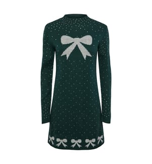 Weihnachtskleid Elfies - Dunkelgrün