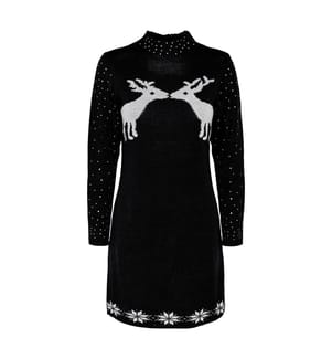 Weihnachtskleid Elfies - Schwarz