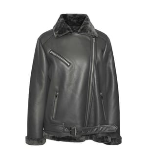 Veste en Fausse Fourrure Nora - Argenté