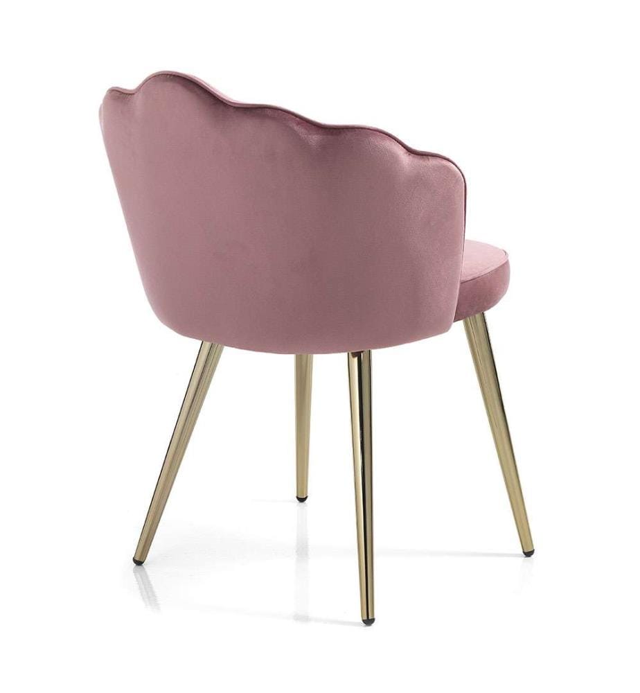 Tomasucci Set of 4 Shell Chairs - Pink | DeinDeal