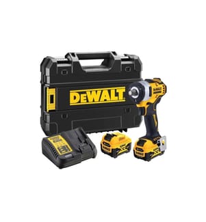 DEWALT - Visseuses à percussion sans fil 12 V 1/2, 2x 5 Ah batterie, Kit