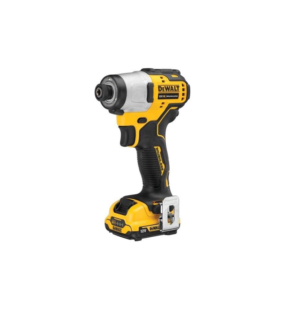 DEWALT - Visseuses à percussion sans fil 12 V 1/4, 2x 2 Ah batterie, kit