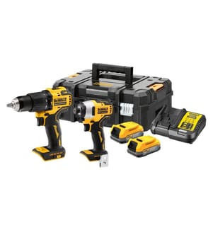 DEWALT - Kits de machines sans fil 18 V DCD709 + DCF809 avec 2x 2 Ah batteries