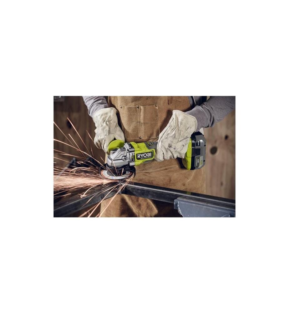 RYOBI - Meuleuse d'angle sans fil RAG18BL-0