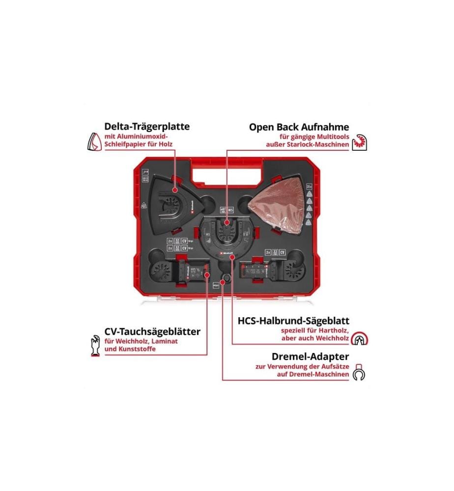 EINHELL - XLPLUS-CASE Multitools 35pcs