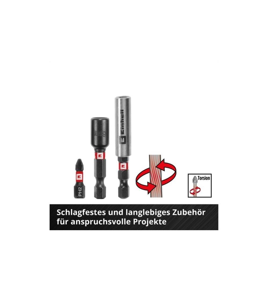 EINHELL - Bit-Set M-CASE Kassette Mix 39tlg LS