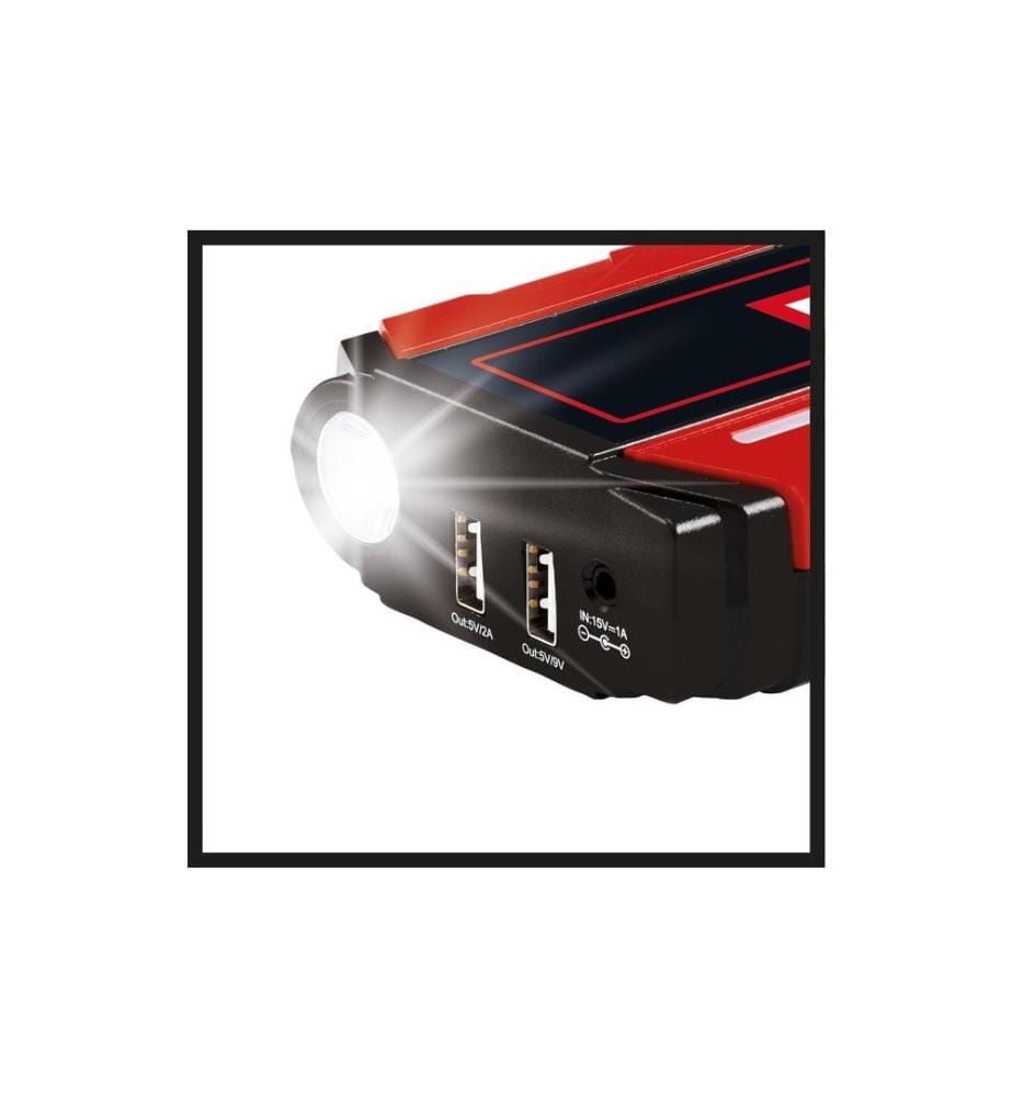 EINHELL AUTOMOTIVE - Starterbatterie mit Ladefunktion CE-JS 12 / 12V/200A