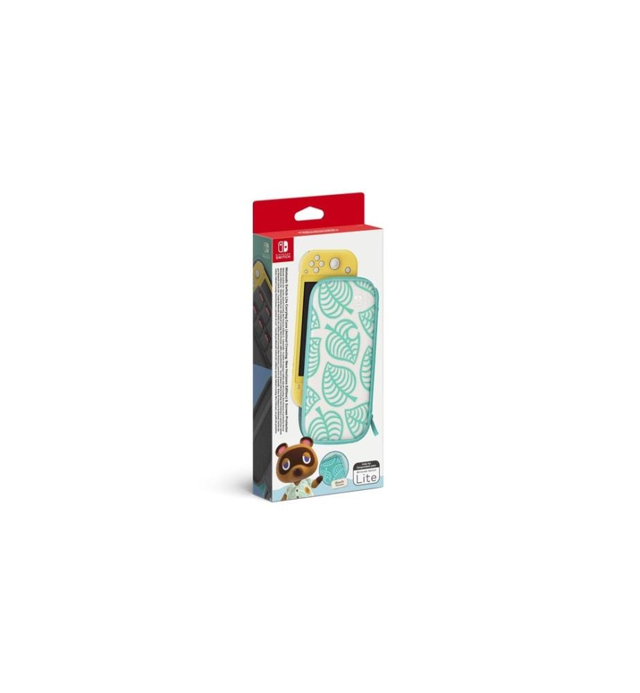 NINTENDO - Switch Lite Animal Crossing: New H. Tasche + Schutzfolie