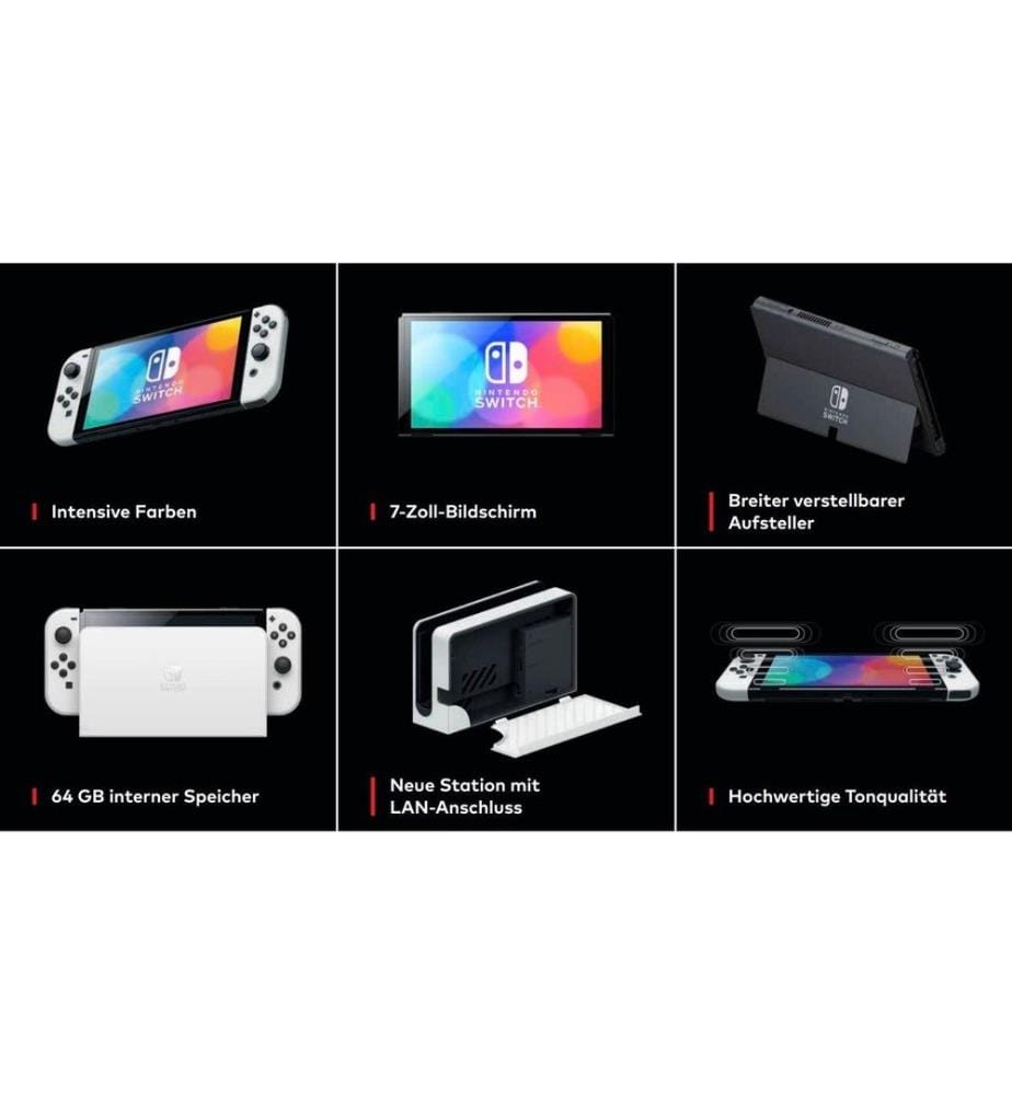 NINTENDO - Switch Modèle OLED Blanc