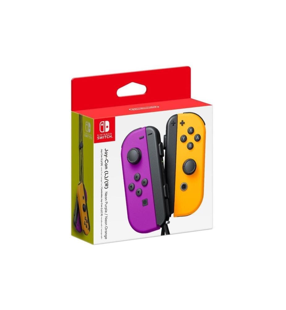 NINTENDO - Manette pour Switch Joy-Con Set Néon Violet / Orange Neon