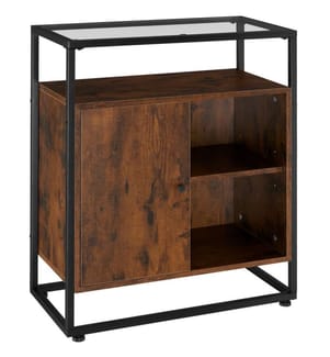 Kommode Conventry 70x38x80,5 cm - Industrial Holz dunkel, rustikal