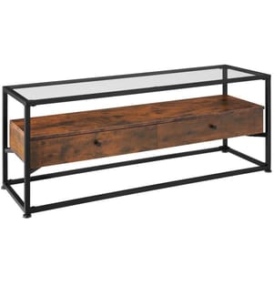 Lowboard Maidenhead 121,5x41,5x50,5 cm - Industrial Holz dunkel, rustikal