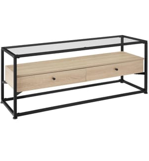 Lowboard Maidenhead 121,5x41,5x50,5 cm - Industrial Holz hell, Eiche Sonoma