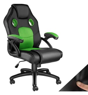 Chaise gamer MIKE - noirvert