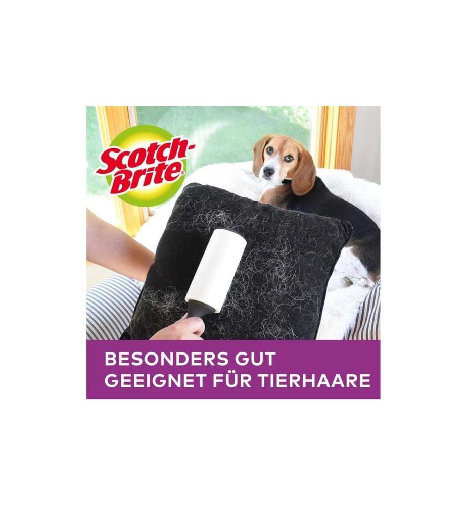 SCOTCH-BRITE - Rouleau adhésif pour vêtements SCOTCH-BRITE - Pet 1 pièce, 48 feuilles