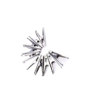 MSV - Pinces à linge Argent, 10 Pièce/s