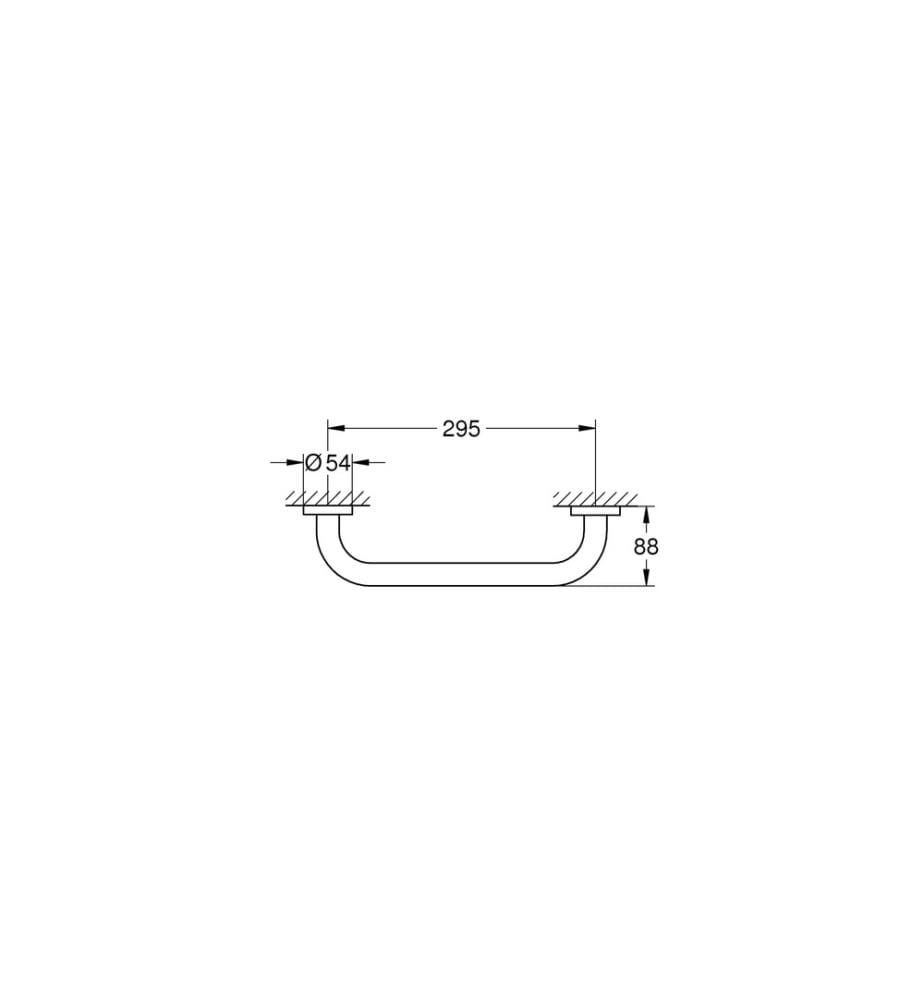 GROHE - Wannengriff Essentials 35 cm, Chrom