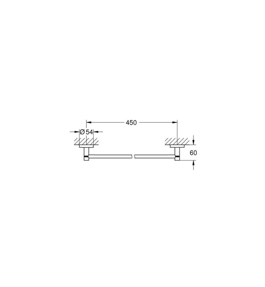 GROHE - Handtuchhalter Essentials 45 cm, Chrom