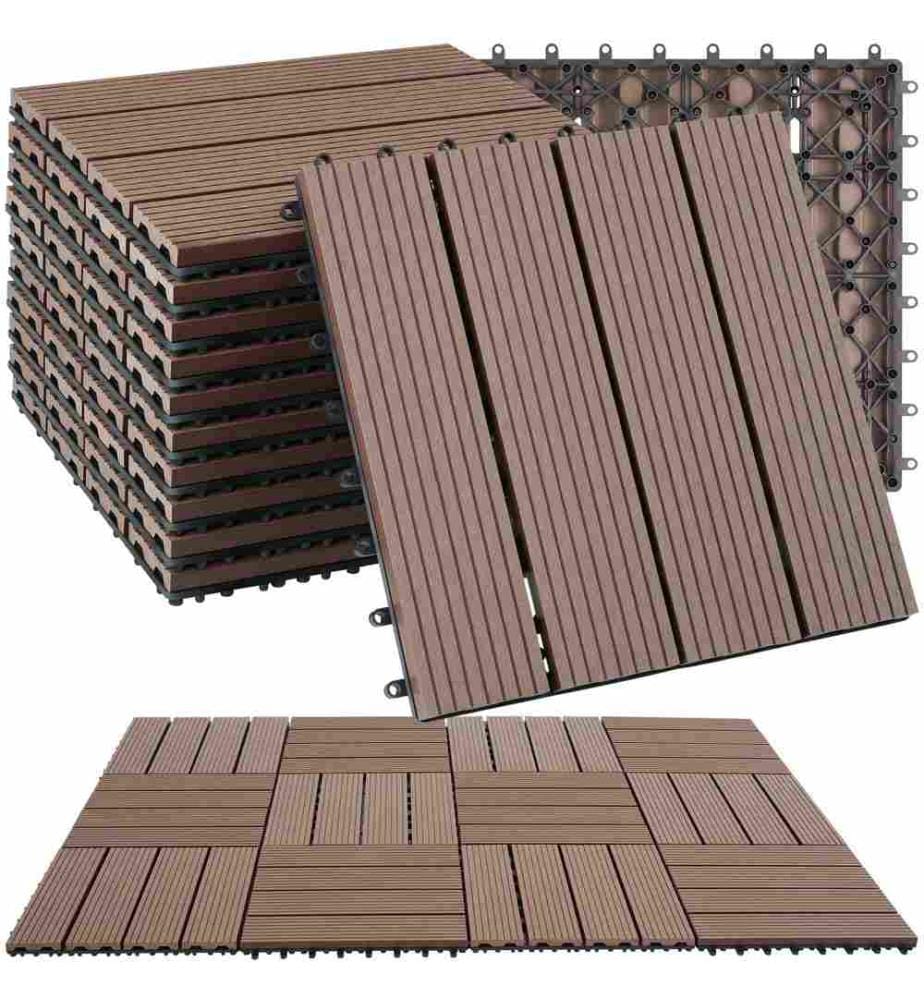 TecTake Composite Decking Tegulas - click system… | DeinDeal