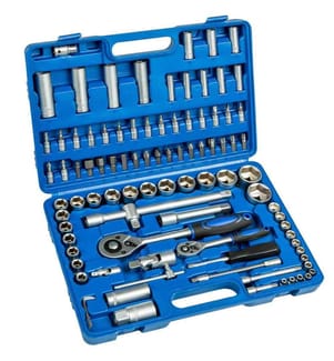 Valise à Outils avec 94 Pièces Acier Chrome Vanadium - noir