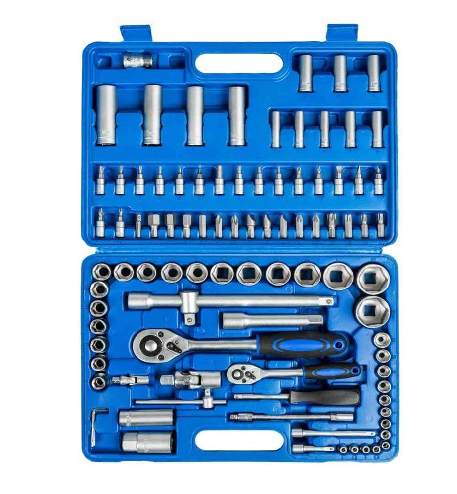 Valise à Outils avec 94 Pièces Acier Chrome Vanadium - noir
