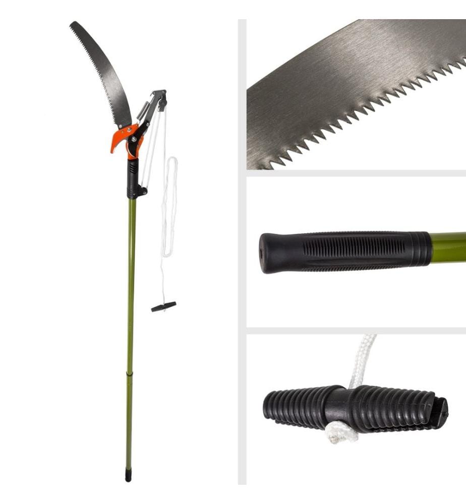 Teleskop Astschere mit Säge - grün