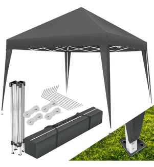 Faltbarer Pavillon Linosa 3x3 m - grau