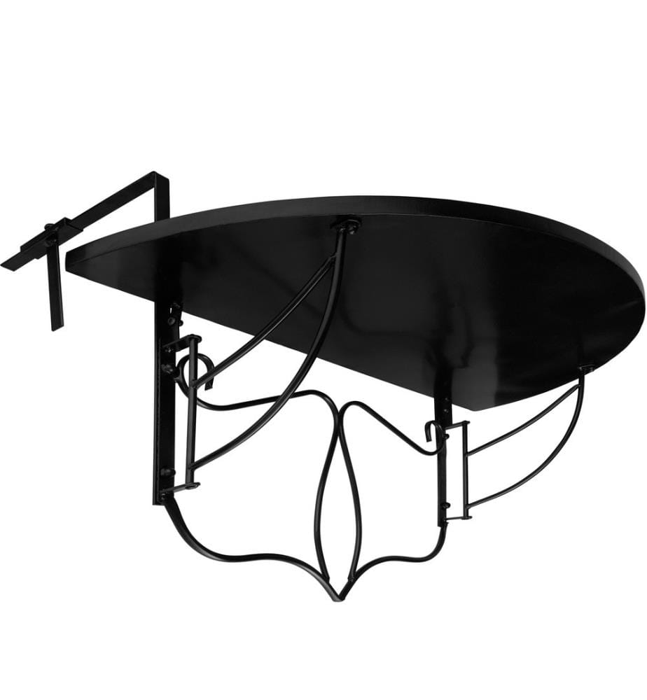 Table de balcon rabattable 75 x 65 x 62 cm - blancbleu
