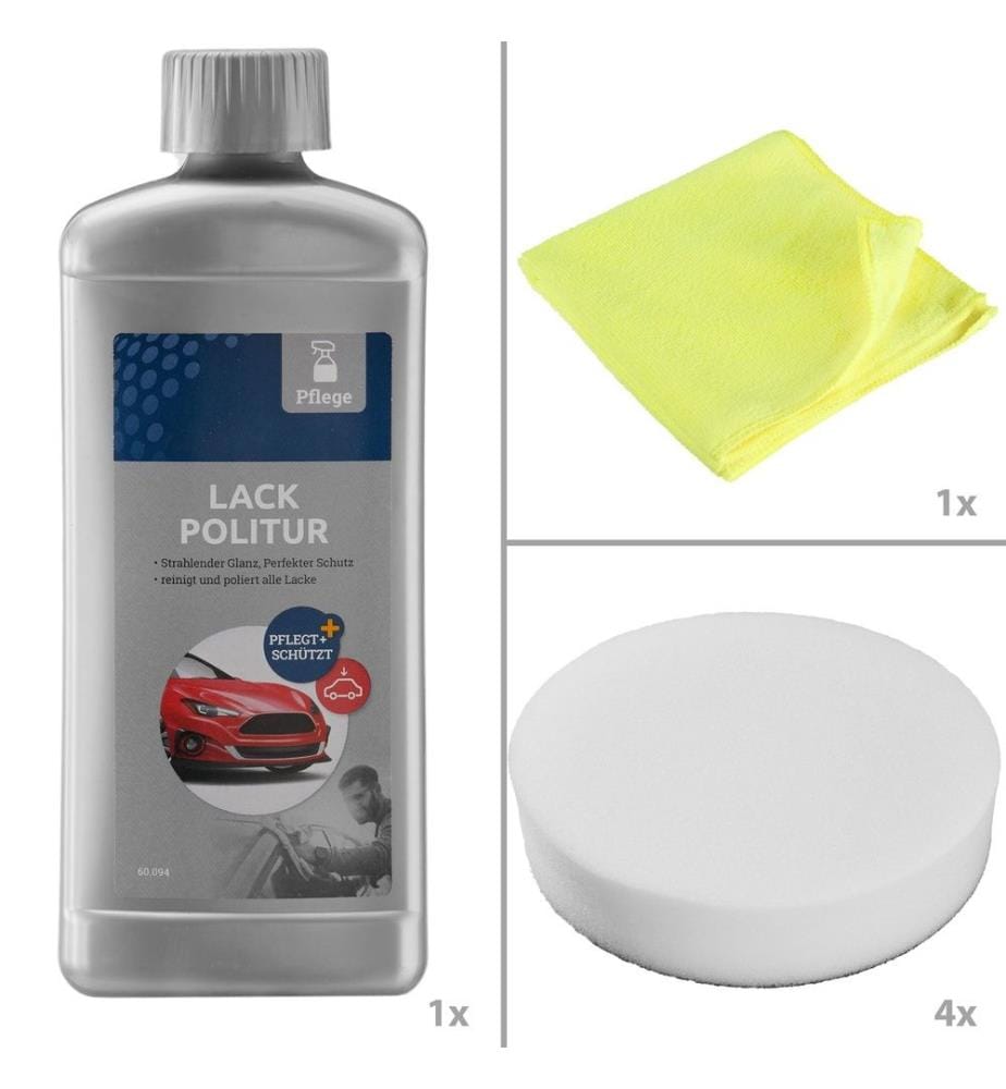 Lustreuse Polisseuse Rectifieuse Excentrique 710W avec valise - 16 pièces avec polish
