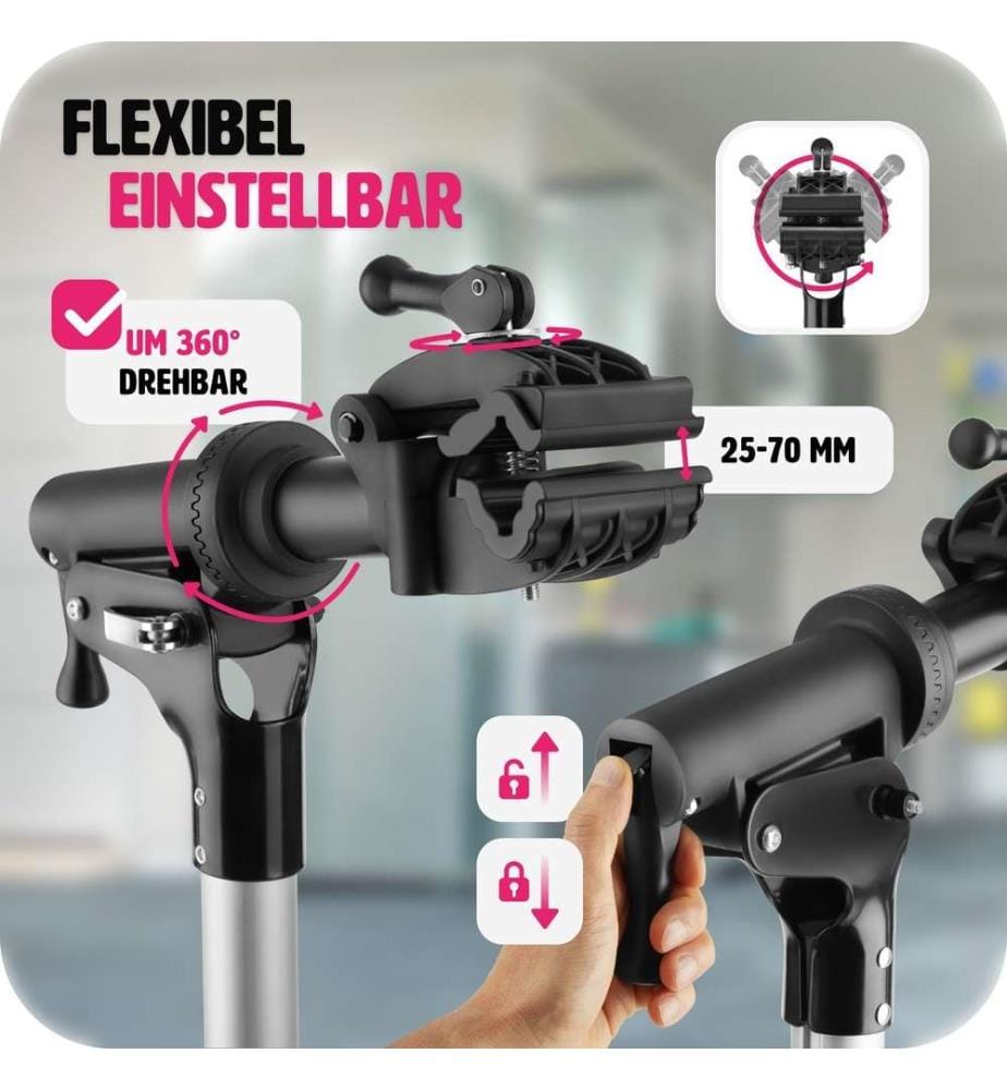 Support de réparation pour vélo Jan jusqu'à 50kg, adapté aux vélos électriques - grisnoir