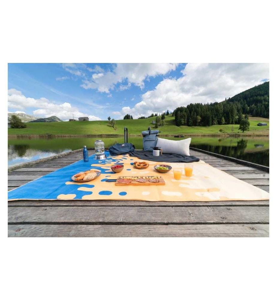 KOOR - Picknickdecke Gelato-Arancia 200 x 200 cm