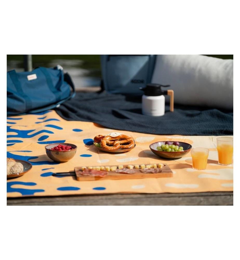 KOOR - Picknickdecke Gelato-Arancia 200 x 200 cm