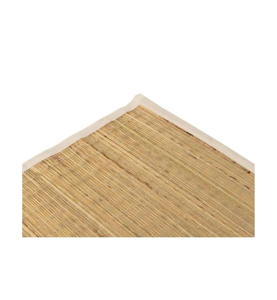 KOOR - Strandmatte 180 x 60 cm, Natur / Weiss