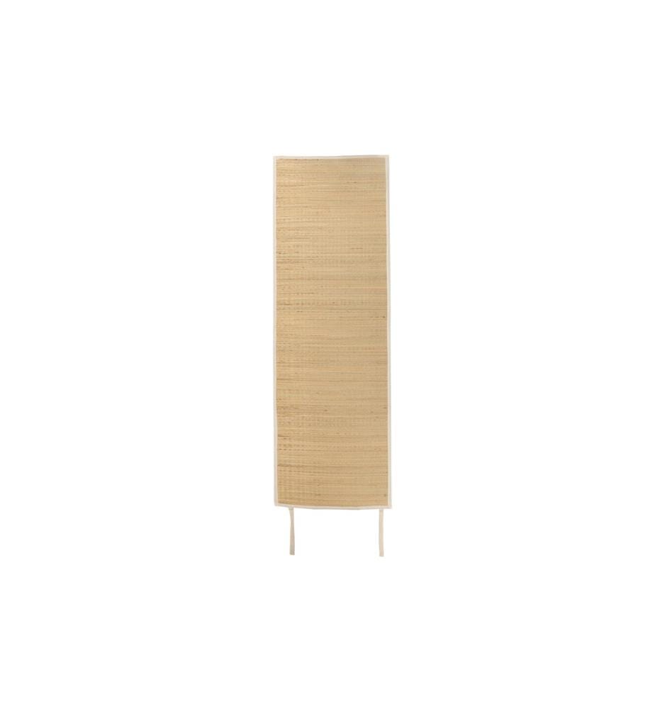 KOOR - Strandmatte 180 x 60 cm, Natur / Weiss