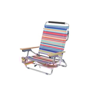 KOOR - Chaise de plage Troopea avec compartiment réfrigéré, multicolore