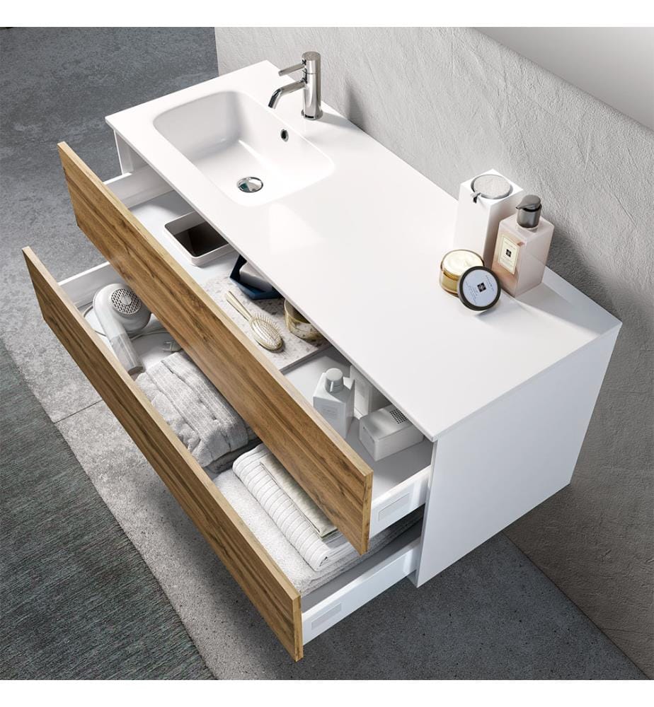 TFT 4-Piece left-hand basin bathroom set Ago | DeinDeal