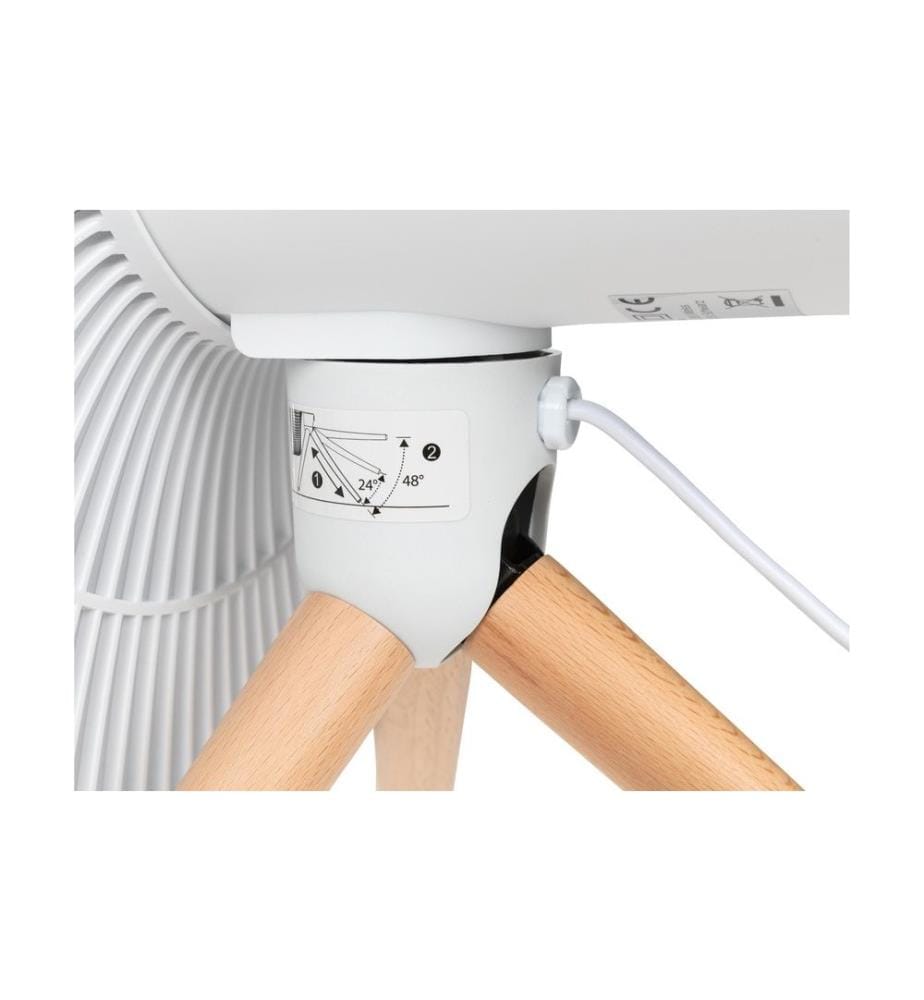FURBER - Ventilateur au sol Vayu-Terra Blanc