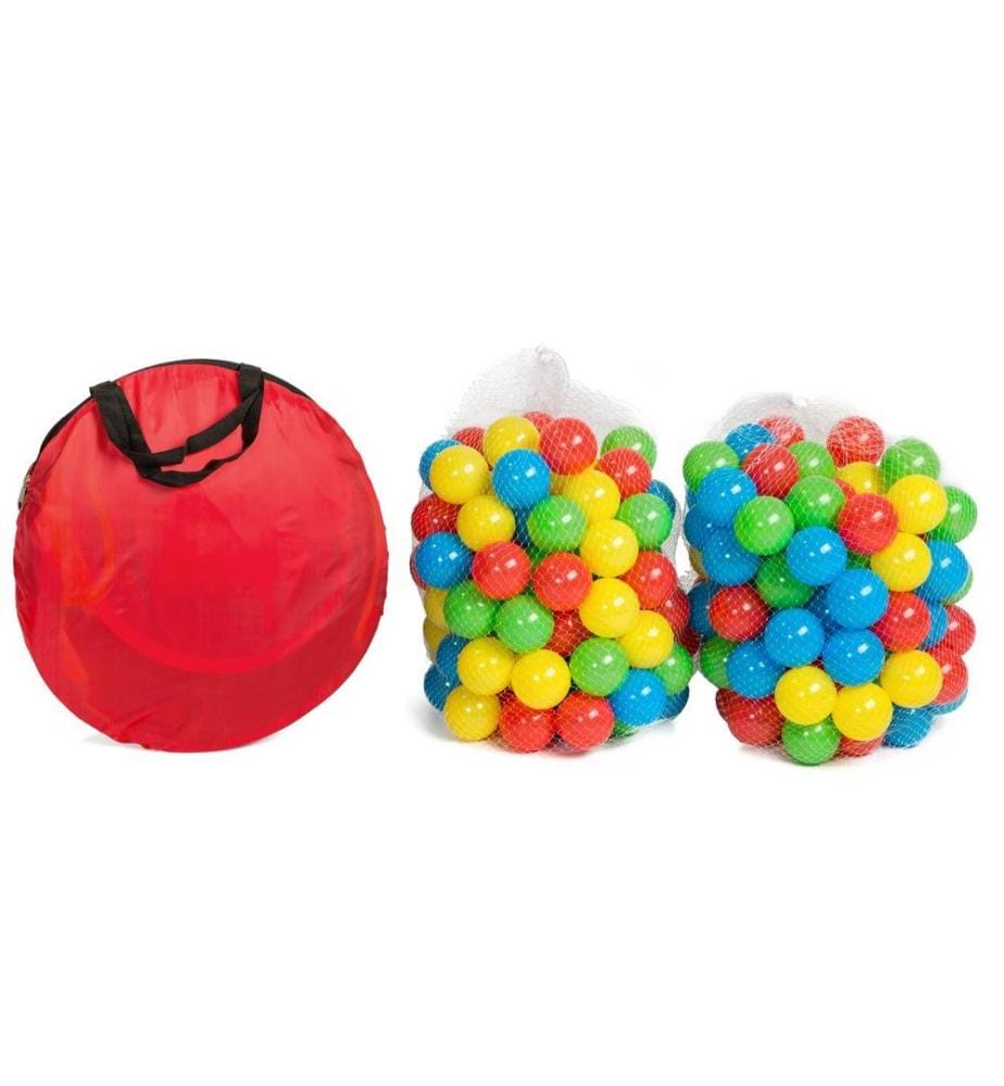 Spielzelt mit 200 Bällen - bunt