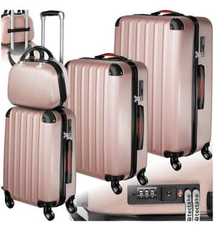Set de 4 valises PUCCI - or rose