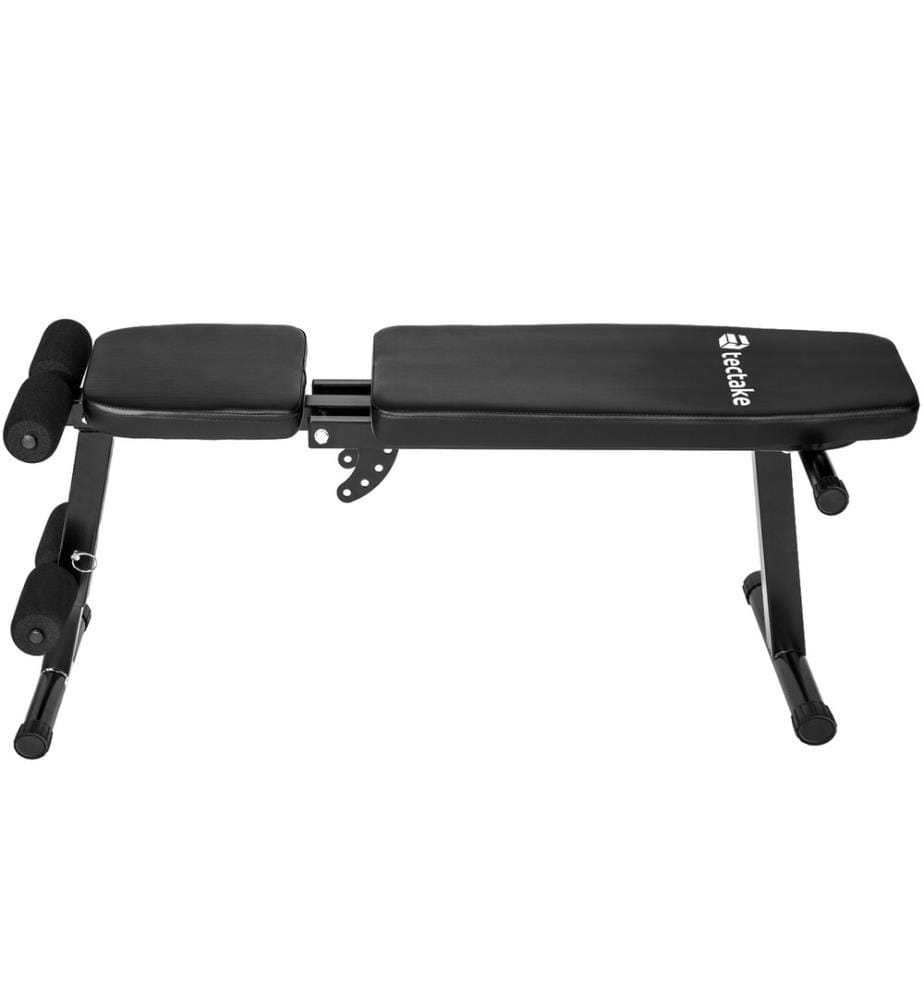 Banc de Musculation, d'Haltérophilie en Acier - noir