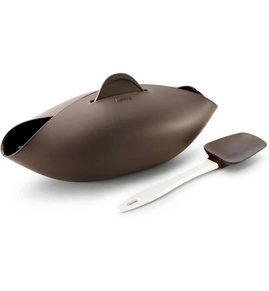 Lékué - Set di teglie da forno Silicone, Marron
