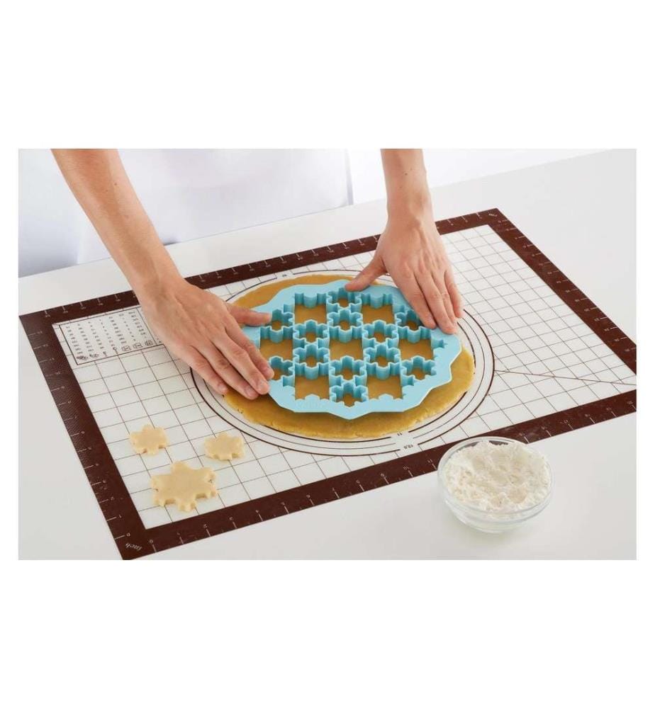 Lékué - Tapis de cuisson avec indications de mesure, silicone, 60 x 40 cm