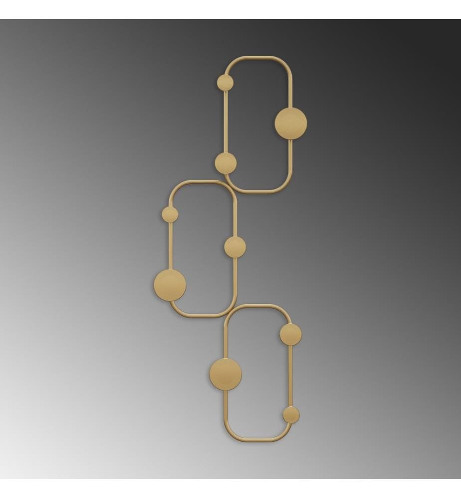 Wallxpert Metal Wall Hook, Gold, Metal Body | DeinDeal