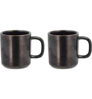 VILLA COLLECTION - Tasse à café Fjord 250 ml, 2 Pièce/s, Noir