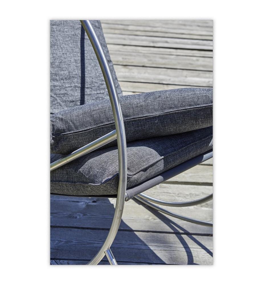 Caprera Garden Rocking Chair in Textilene and St… | DeinDeal