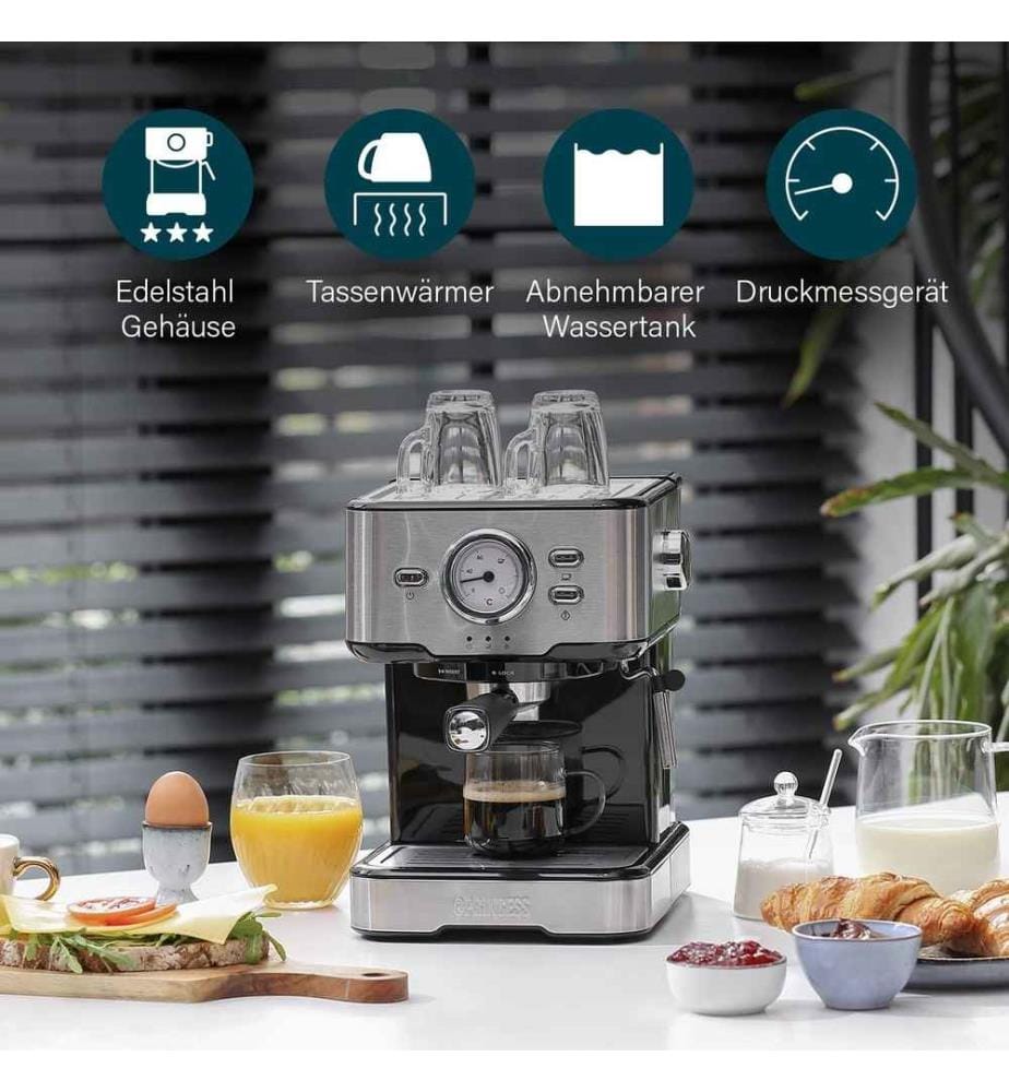 Machine à expressos 249412 - 1,5L- 20 bars - compatibles avec les capsules Nespresso