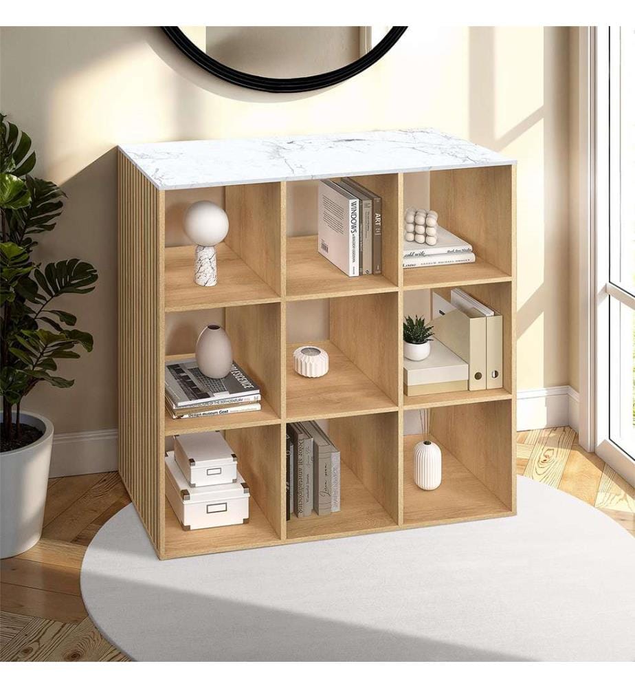 Idomya Marceau 9-slot cube storage unit with sla… | DeinDeal