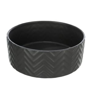 TRIXIE - Écuelle en céramique ø 20 cm, 1.6 l, noir