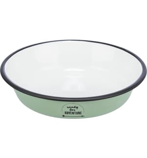 TRIXIE - Napf Emaille/Edelstahl 0.2 l, Ø 12 cm , Grün