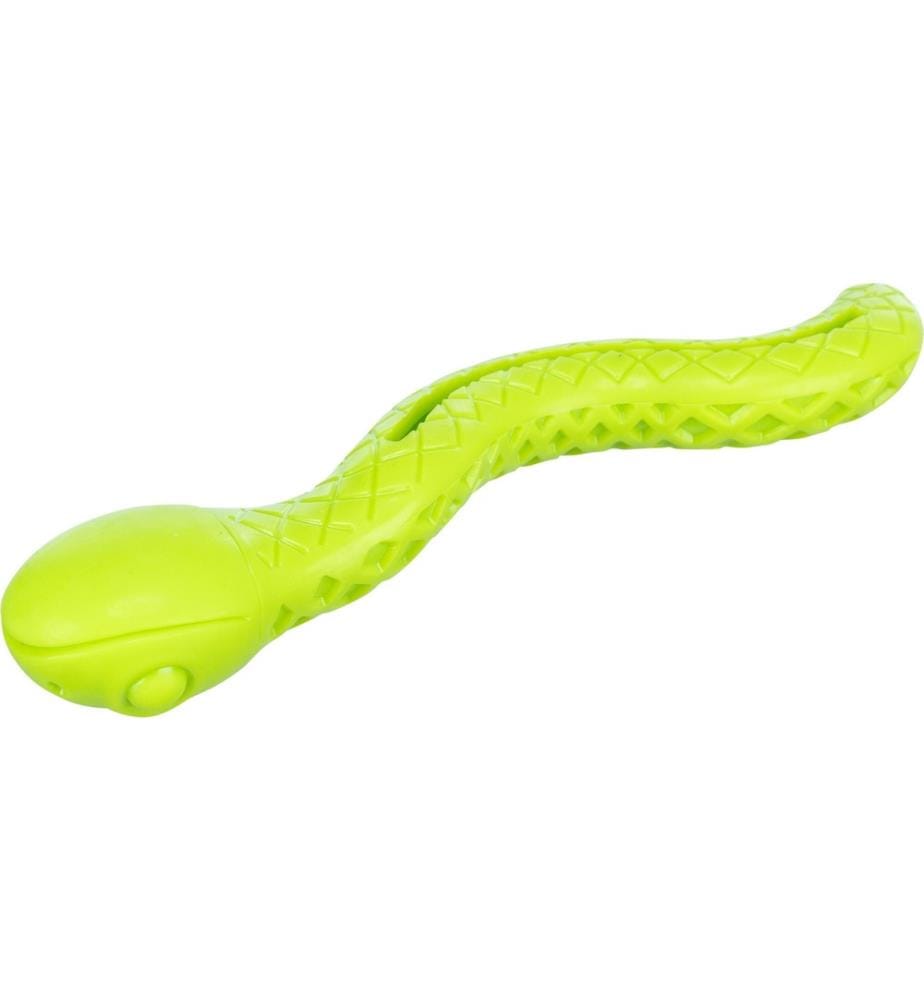 TRIXIE - Hunde-Spielzeug Snack-Snake, 27 cm, Grün